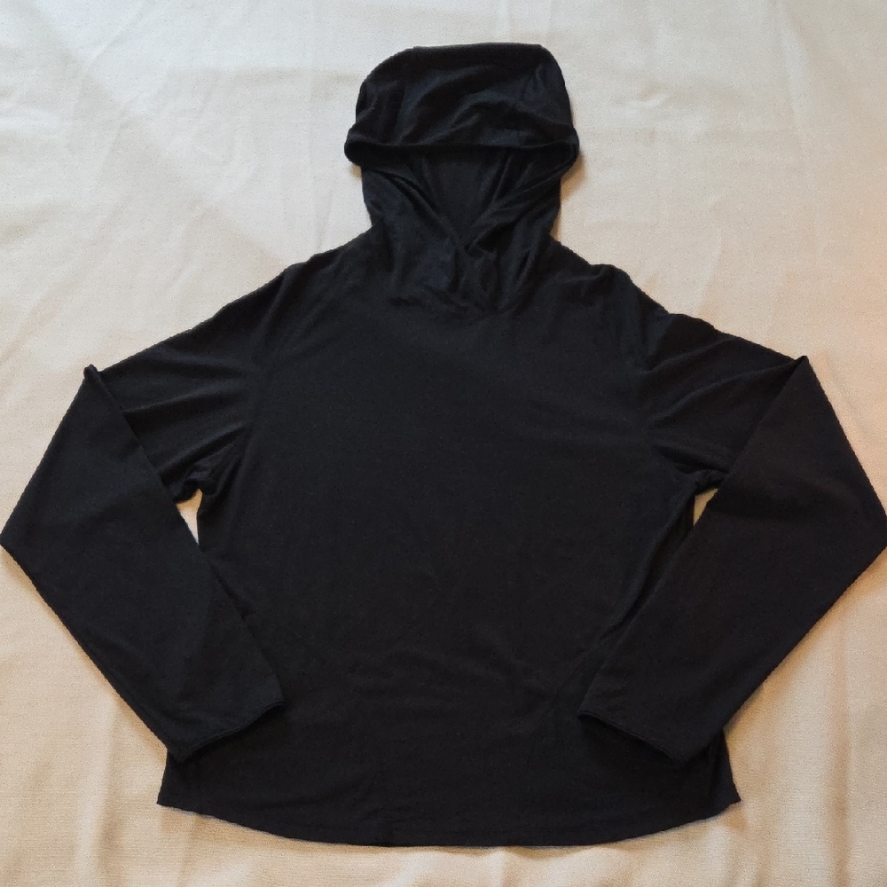 Quest Cycling Women's Athletic Biking Black Hoodie Size Large